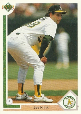 1991 Upper Deck #468 Joe Klink - Image 1 of 3