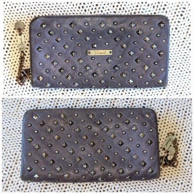 Diesel Bolso de Mano Cartera Mujer Piel Tachonada Cremallera Foto 1 de 4