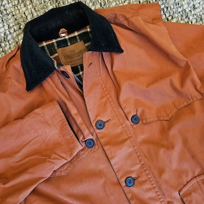 Chaqueta Redgewood Para Hombre Grande Naranja Cuello Pana Caza Exterior Irlanda  Foto 1 de 4