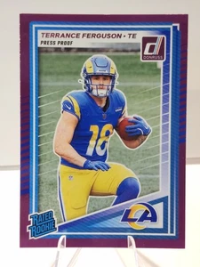 2025 Panini Donruss Terrance Ferguson #323 RC Purple Press Proof Rated Rookie - Bild 1 von 2