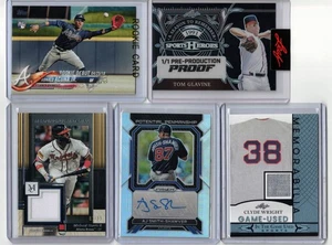 Atlanta Braves 10 Karten Lot 1/1 Auto Jersey Serie Ronald Acuna Hurston Waldrep - Bild 1 von 4