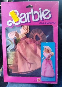 Vintage Mattel 1984 Barbie Wedding Party Bridesmaid Fashions 7968 New In Package - Picture 1 of 10