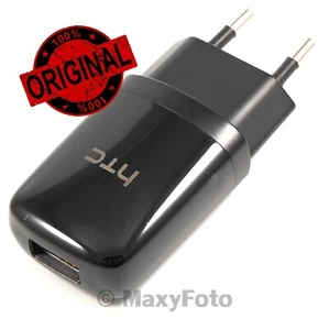HTC NEW CARICABATTERIE RICAMBIO ORIGINALE USB TC E250 5V 1000ma BLACK 78AC5FA - Foto 1 di 3