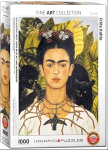 Frida Kahlo Collana e Colibrì puzzle 1000 pezzi 680 mm x 490 mm - Foto 1 di 2