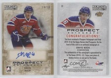 2014-15 ITG Heroes and Prospects Prospect Auto Gold /30 Davis Koch #22 Auto