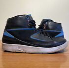 Nike Air Jordan 2 Ii Retro Radio Raheem Black Blue Size 8.5 Sneakers 834274-014