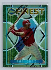 1995 Topps Finest Refractor Ron Gant #230 Cincinnati Reds