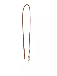 Berlin Custom Leather Single Rolled Center Roper Reins 3/4 in Wide x 7 Ft Long - Picture 1 of 1