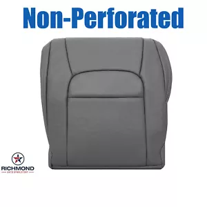 For 2008-2015 Toyota LandCruiser-Driver Side Bottom Leather Seat Cover Dark Gray - Picture 1 of 12