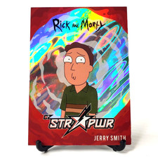 2019 Rick & Morty Season 2 | Red CZ STR PWR | Chase Trading Card SP3 Jerry Smith