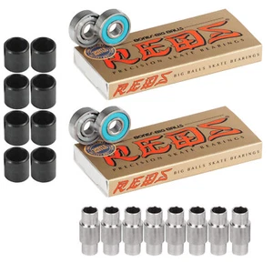 Bones Bearings Premium Roller Hockey Upgrade - Big Balls - with Speed Spacer Kit - Picture 1 of 5