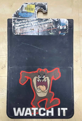 NEW PlastiColor Taz Truck Mud Flaps / Guards Watch It! 12" x 18" - Image 1 of 4