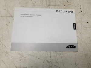 08 KTM 85 SX USA Spare Parts Manual:Chassis 3CF6075H8EN (D1) - Picture 1 of 5