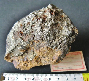 Magnetkies (Pyrrhotin), historische Stufe v. Bodenmais, Bayerischer Wald - Bild 1 von 5