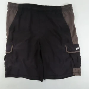 Nike Herren Shorts Größe Large sportlich elastischer Bund Freizeit Taschen schwarz - Bild 1 von 10