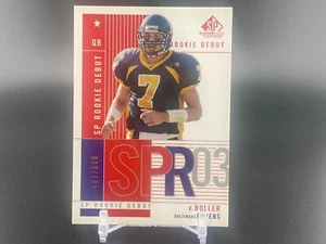2003 SP Game Used Edition, #d/600 Kyle Boller #94 Rookie, RC - Picture 1 of 2