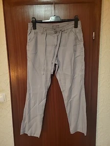 Damen Leinenhose In Grau Größe 38 Von H&M - Bild 1 von 2