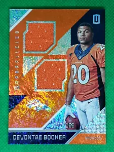 Devontae Booker 2016 Unparalleled #RM-DB Rookie Dual Jersey SN 59/199 - Broncos - Bild 1 von 3