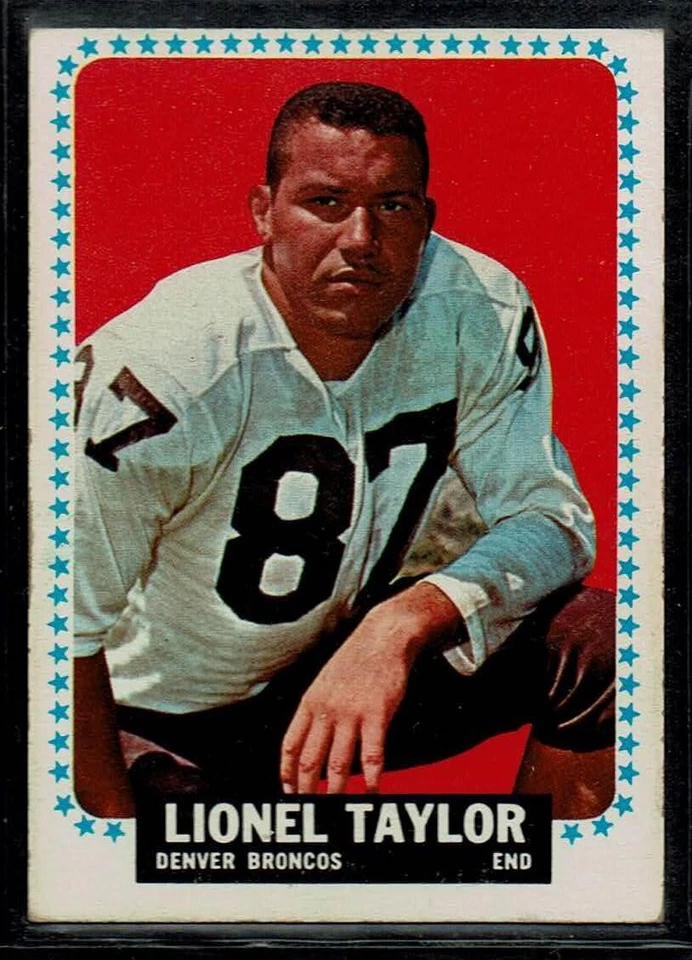 1964 TOPPS FOOTBALL DENVER BRONCOS LIONEL TAYLOR #64 EX SP SHORT PRINT HOF? - Image 1 of 1