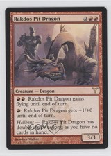 2006 Magic: The Gathering - Dissension Rakdos Pit Dragon #69 1md