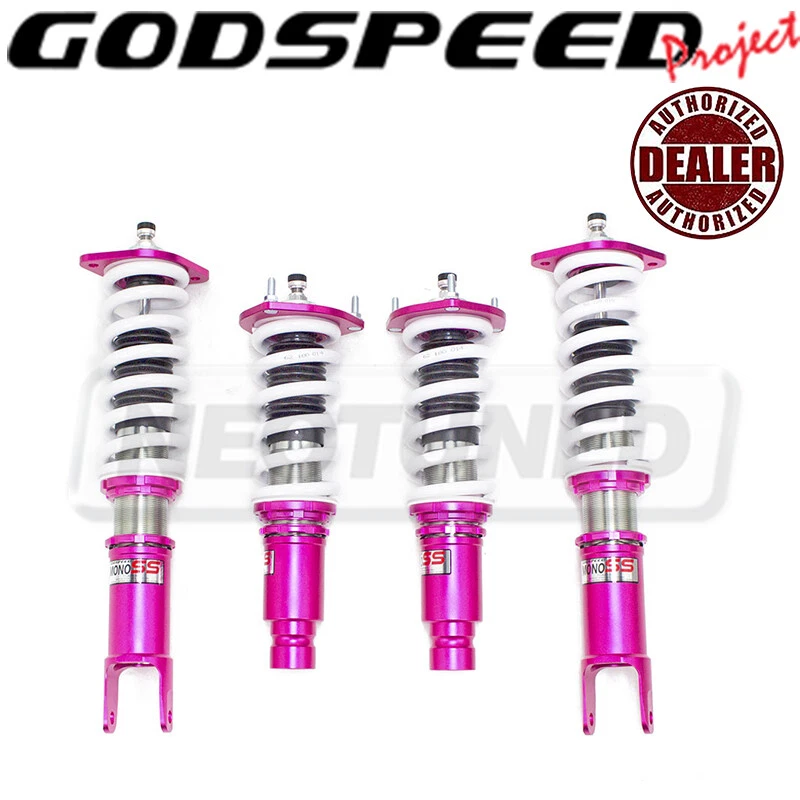 KIT DE BOBINAS AMORTIGUADORAS GODSPEED MONOSS PARA INFINITI Q60 CUPÉ / Q40 AWD 2014-15 Foto 1 de 4