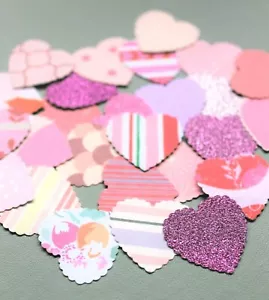 CORAZONES ROSAS FORMAS PARA HACER TARJETAS CORAZONES DE AMOR FORMAS DE TARJETAS DE SAN VALENTÍN x 50 PUBLICACIÓN GRATUITA - Imagen 1 de 3