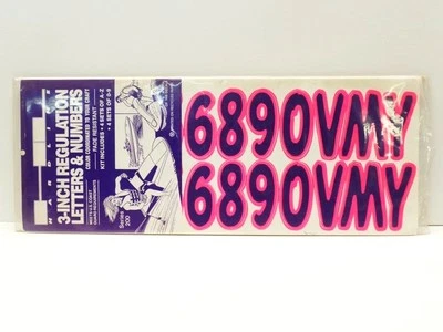 NOS Vintage 3" Identification Numbers & Letters Kit - Boat Jet Ski Wave Runner a - Image 1 of 4