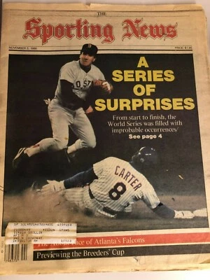 The Sporting News November 3, 1986 New York Mets Win World Series Over Red Sox - Image 1 of 4