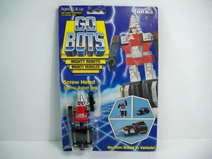 CABEZA DE TORNILLO K22I00191 SIN USAR COMO NUEVO EN TARJETA SELLADA GOBOTS 1983 DE COLECCIÓN TONKA ORIGINAL - Imagen 1 de 12
