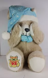 Peek A Boo Humphrey Bär 1992 große Version blaue Mütze Sterne leuchten im Dunkeln - Bild 1 von 6