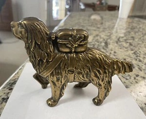 Banco de monedas vintage nuevo encontrado tierra perro fundido de colección  - Imagen 1 de 2