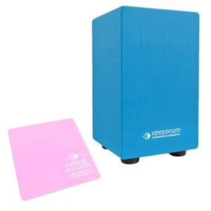 keepdrum DC1M BL Junior cajón azul + almohadilla de asiento rosa - Imagen 1 de 7