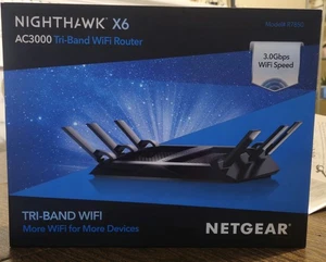 NETGEAR Nighthawk X6 AC3000 Tri-band WiFi Gigabit Router - Picture 1 of 3