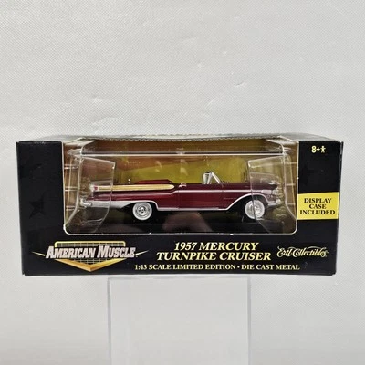 Ertl 1957 Mercury Turnpike Cruiser With Display Case 1/43 Diecast New In Box - Image 1 of 4