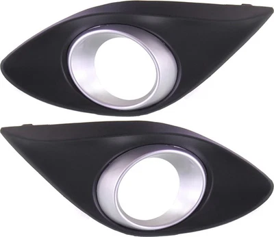 For 2011-2014 Mazda2 Fog Light Trim Front Silver SET PAIR Foto 1 de 4
