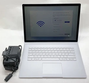 Microsoft Surface Book 2 Intel i7 8650U 1.90GHZ 15" 16GB 256GB NVMe Windows 11 - Picture 1 of 9