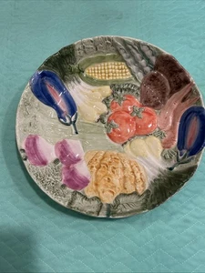 Vintage 1986 Fitz & Floyd Large 14" Centerpiece Bowl Relief Vegetables NICE - Picture 1 of 16