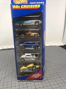 Hot Wheels 1999 1/64 paquete de 5 cruceros de los años 50 paquete de regalo - Imagen 1 de 6