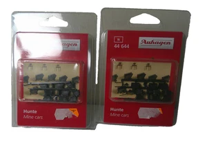 2 x Auhagen 44644 Hunte / vagón minero escala N 1:160 embalaje original kit / mercancía nueva - Imagen 1 de 2