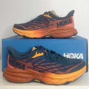 Hoka Speedgoat 5 Blue Coral Athletic Trail Hiking Running Shoes Women’s Size 7 - Picture 1 of 8