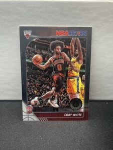 Coby White 2019-20 Hoops Premium Stock #204 RC Chicago Bulls - Picture 1 of 2