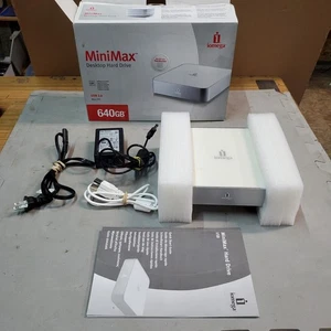 iomega MiniMax Desktop Hard Drive 640GB - Picture 1 of 5