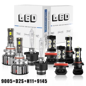Kit de 8 faros antiniebla LED HID delanteros DRL para Acura ILX 2013-2015 - Imagen 1 de 22