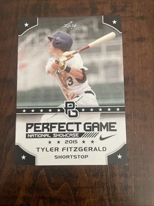 TYLER FITZGERALD 2015 LEAF "1ST EVER PRINTED" PERFECT GAME ROOKIE CARD #282! - Picture 1 of 2