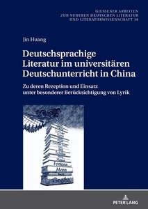 Deutschsprachige Literatur im universitaeren Deutschunterricht in China: Zu dere - Picture 1 of 1