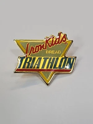 Iron Kids Bread Triathlon Lapel Pin - Image 1 of 4