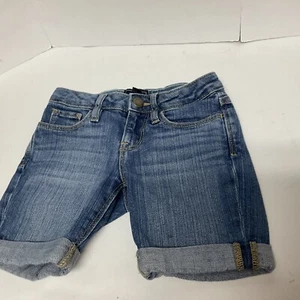 GapKids Denim Shorts Sz 6 Cuffed - Picture 1 of 2