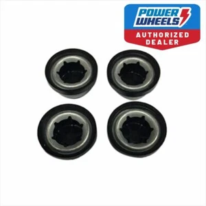Power Wheels Fisher Price .437 Black Cap Push Nut Retainer 4 PACK GENUINE - Picture 1 of 2