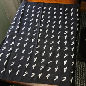 Vintage Puma 7up Calab Bandana Scarf 21 x 19” Black White Cool Neat Soda - Picture 1 of 5