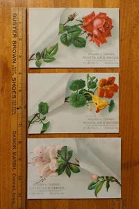 Antique Victorian Trade Card Marshalltown Iowa Set of 3 - Picture 1 of 5